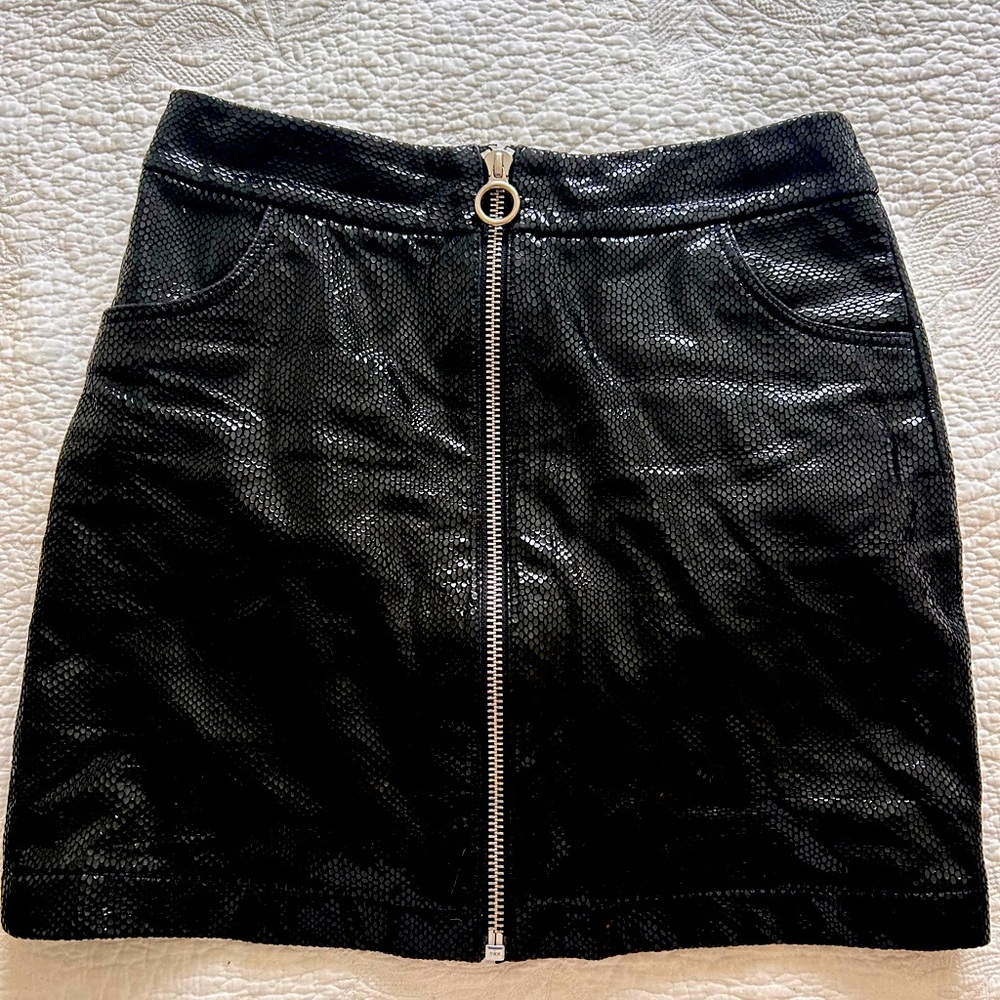 Zoe Karssen Goat leather skirt!